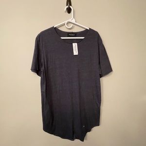 PacSun Mens M Medium Casual Tee Shirt Dark Blue/Grey